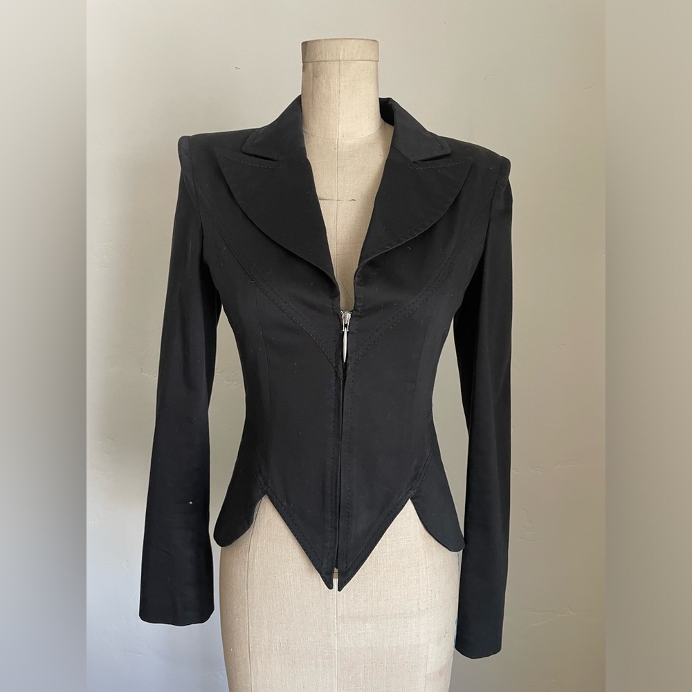 Mugler Vintage Fitted Blazer Jacket size 40 IT